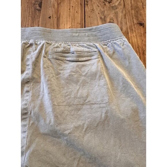 Soft Surroundings Size 2xL Green Pull On Pants Roll Buckle Hem Cropped - Picture 15 of 16